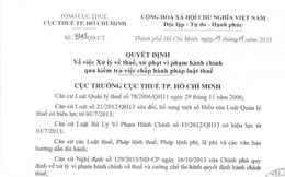 Nam Long Group bị xử phạt và truy thu thuế