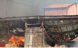 Cháy lớn tại Khu công nghiệp Biên Hòa 2