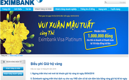 Tiếp tục có khách hàng tố mất vàng gửi tại Eximbank