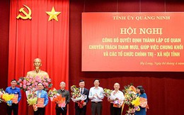 Quảng Ninh thành lập Cơ quan tham mưu giúp việc chung đầu tiên trong cả nước