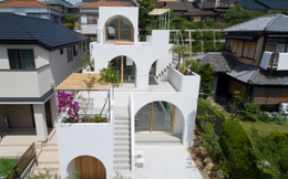 Tròn mắt ngắm ngôi nhà ống cực xinh ở Nhật