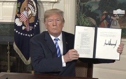 NÓNG: Tổng thống Trump quyết định rút Mỹ khỏi thỏa thuận hạt nhân Iran