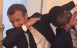 Tổng thống Pháp Macron lại "đốn tim" fan khi dab cùng Pogba trong lễ mừng công