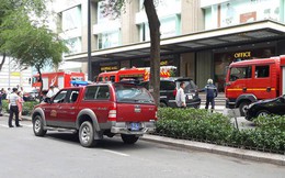Cháy ở Elite Fitness tại tòa nhà Vincom Center, nhân viên tháo chạy giữa trưa