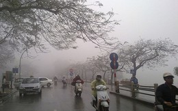 Gió mùa đông bắc tràn về, Hà Nội mưa dông