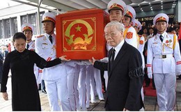 Trực tiếp: Đưa linh cữu Chủ tịch nước Trần Đại Quang về quê nhà