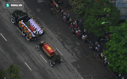 Xe tang đưa linh cữu Chủ tịch nước Trần Đại Quang về quê hương Ninh Bình