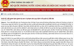 Bắt giam đại tá Trần Trọng Tuấn, PGĐ Công ty Hải Thành