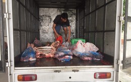 Thu giữ 2 tạ xương bò và nội tạng không đảm bảo yêu cầu về an toàn thực phẩm tại Phú Thọ