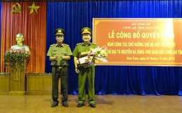 Hai Phó Giám đốc Công an tỉnh Kon Tum được bổ nhiệm chức danh mới