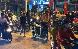 Hàng loạt xe máy “đi bão” sau trận thắng của U22 Việt Nam bị tạm giữ