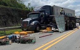 Tai nạn liên hoàn trên cao tốc Nội Bài - Lào Cai, 3 người nhập viện