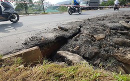Đường trên đảo Phú Quốc bị tàn phá nghiêm trọng sau trận lụt lịch sử
