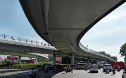 Cận cảnh cầu vượt ‘giải cứu’ kẹt xe ở cửa ngõ sân bay Tân Sơn Nhất