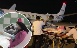Việt kiều bị tạt axít và chém đứt gân chân khi chở bạn gái đi chơi được chuyển qua Canada điều trị bằng chuyên cơ