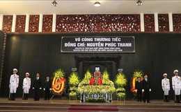 Lễ tang cấp Nhà nước nguyên Phó Chủ tịch Quốc hội Nguyễn Phúc Thanh