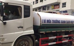 Xác định nguyên nhân nước cấp cho cư dân khu đô thị Linh Đàm có mùi tanh, màu "lạ": Do bồn chứa của xe cung cấp nước không sạch