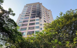 Cháy lớn tại căn hộ chung cư cao tầng ở Hà Nội