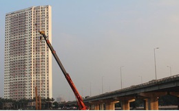 Cận cảnh xây hai cầu thấp qua hồ Linh Đàm giải toả ùn tắc cửa ngõ phía nam thành phố