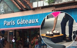 Khách hàng phát hoảng khi bánh ngọt tiệm Paris Gateaux bị nhân viên đặt thẳng xuống vỉa hè, đại diện thương hiệu lên tiếng