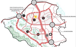 Soi quy hoạch hệ thống giao thông “khủng” tại đô thị vệ tinh lớn nhất Thủ đô
