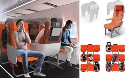 Cận cảnh khoang máy bay hạng phổ thông trong tương lai: Du khách có thể thoải mái nằm dài với thiết kế ghế ngồi hoàn toàn mới