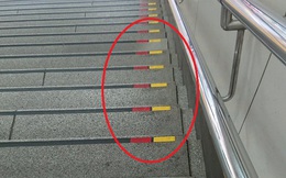 Lý do bất ngờ khiến nhiều bậc cầu thang ở Nhật có dấu đỏ-vàng, quả không hổ danh là quốc gia "kỹ tính" nhất thế giới