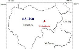 Động đất 2,7 độ richter xảy ra trong đêm ở Hà Tĩnh
