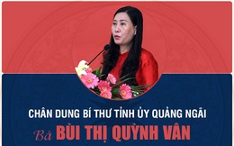[Infographic]: Chân dung Bí thư Tỉnh ủy Quảng Ngãi Bùi Thị Quỳnh Vân