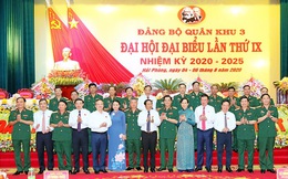 Trung tướng Nguyễn Quang Cường được bầu giữ chức Bí thư Đảng ủy Quân khu 3