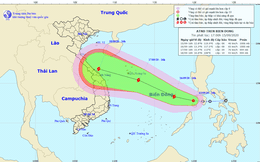Áp thấp nhiệt đới đã đi vào Biển Đông, khả năng mạnh lên thành bão