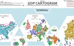 Khu vực nào có GDP cao nhất và thấp nhất toàn cầu?