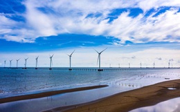 Dự án điện gió ngoài khơi 5.000 tỷ đồng ở Trà Vinh hoàn thành lắp đặt 25/25 trụ gió