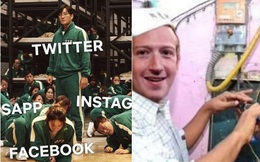 Internet ngập tràn meme sau vụ Facebook ‘bay màu’: Từ ăn theo Squid Game đến ảnh Mark Zuckerberg tự tay khắc phục sự cố