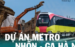 Xây trước tuyến Cát Linh-Hà Đông 1 năm, dự án Metro Nhổn-Ga Hà Nội vẫn chưa xong mặt bằng