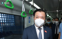 Phó Thủ tướng, bí thư Hà Nội đi chuyến tàu đầu tiên của đường sắt Cát Linh - Hà Đông