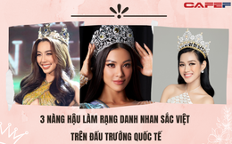 3 "nàng hậu" làm nức lòng người hâm mộ cuối năm 2021: Tài sắc vẹn toàn, đại diện Việt Nam “mang chuông đi đánh xứ người” và gặt hái thành tựu