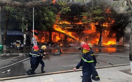 Bà hỏa thiêu rụi nhà hàng lớn giữa trung tâm TP Hải Phòng