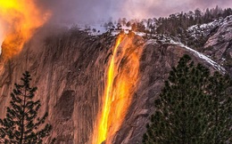 Chiêm ngưỡng "thác lửa" độc đáo duy nhất trong năm ở Mỹ