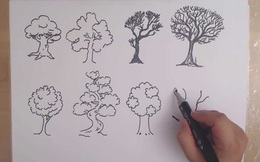 Đặt bút vẽ một chiếc cây, mỗi người cho ra một tác phẩm riêng: Bạn có biết tác phẩm của người hướng nội khác người hướng ngoại ở điểm nào không?