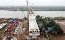 Cầu trăm tỷ nối Hải Phòng - Hải Dương nguy cơ chậm tiến độ
