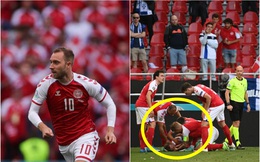 Khoảnh khắc cầu thủ Đan Mạch gục ngã, ngừng tim đột ngột giữa trận đấu khiến cả thế giới bàng hoàng, bật khóc: Phản ứng "tia chớp" của trọng tài, đội trưởng và đội y tế đã cứu sống mạng người!