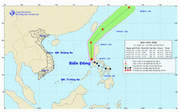 Xuất hiện bão CHOI-WAN giật cấp 10 gần Biển Đông