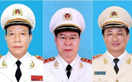 Chân dung ba Thượng tướng vừa thôi giữ chức Thứ trưởng Bộ Công an