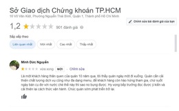 Làn sóng bức xúc của nhà đầu tư chứng khoán lan rộng, HoSE phải hứng "bão" đánh giá 1 sao trên Google