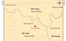 Động đất 3 độ gần Hà Nội, nhiều đồ đạc trong nhà rung lắc