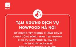 Grab, Baemin, Now thông báo ngừng dịch vụ giao đồ ăn tại Hà Nội