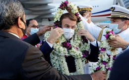 Sự thật về khoảnh khắc Tổng thống Pháp thành cây hoa di động, vẻ mặt gượng cười đang "gây bão" MXH