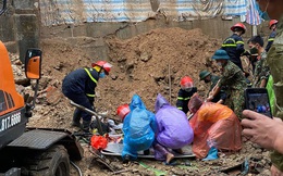 NÓNG: Sạt lở đất vùi lấp 4 người ở thành phố Hạ Long
