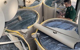 Xuất lậu hàng nghìn tấn quặng 'đội lốt' giấy cuộn